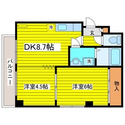 αNEXT本町の物件間取画像